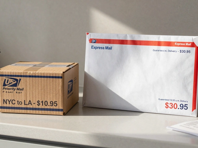 Which is cheaper, priority or express mail? Real costs compared for next-day delivery