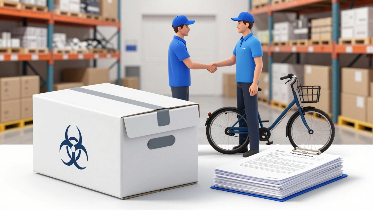 Medical samples, legal docs, and e-commerce packages