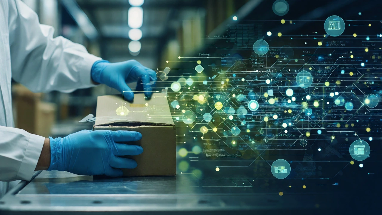 Visualizing reverse logistics with inspection and data flows